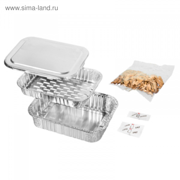 Коптильня одноразовая, ольховая щепа, р-р 20х15см 2262907