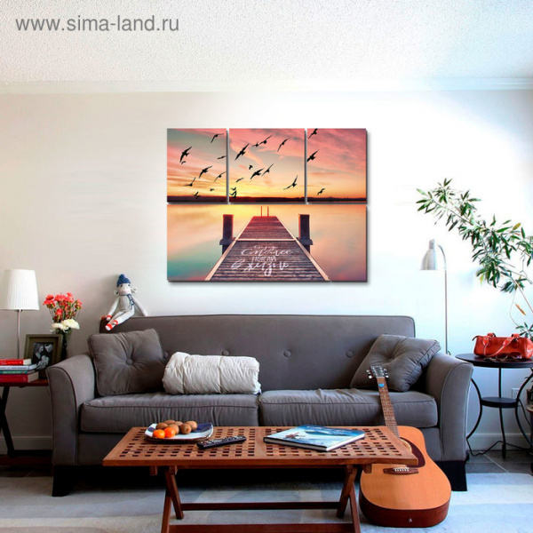 Модульная картина "Закат"/3903379