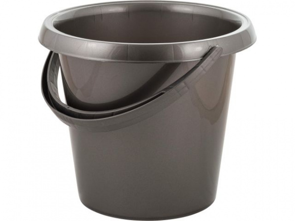 Ведро пластмассовое, 10 л, Rock`n`Roll, антрацит /SC110210105