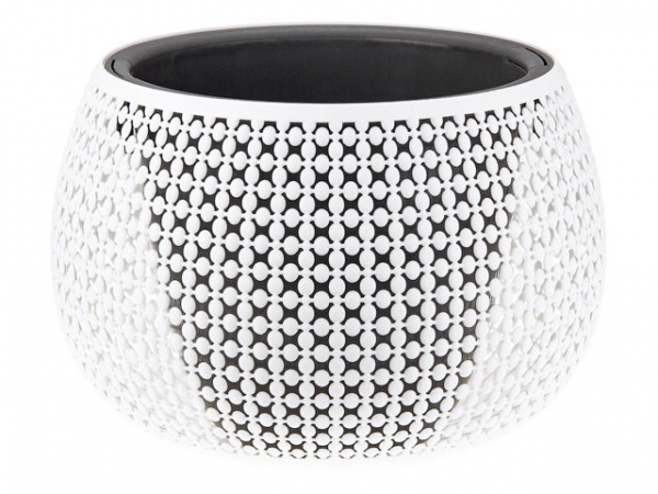 Кашпо ПИРУЛА 4 л с поддоном (белый) IDEA (М3101)