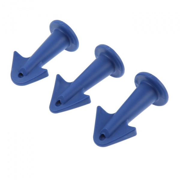 Насадки-аппликаторы для герметика, для затирки швов, 6.5, 10, 13 мм, 3 шт./6966449