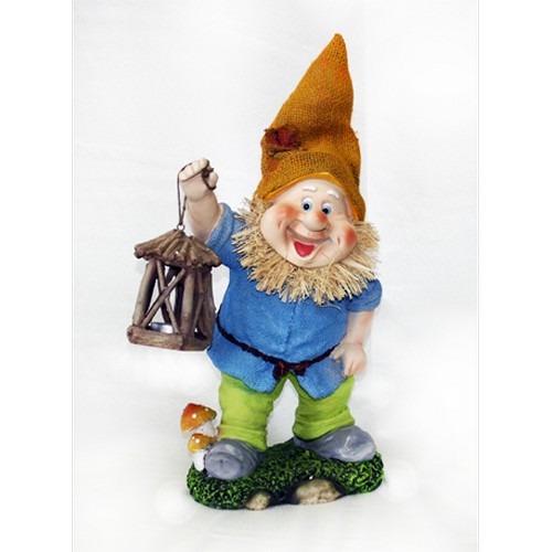 Гном Бам с декоративным фонарем /036803