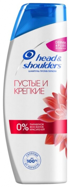 Шампунь Хед&Шолдерс 400мл против перхоти Густые и крепкие 
