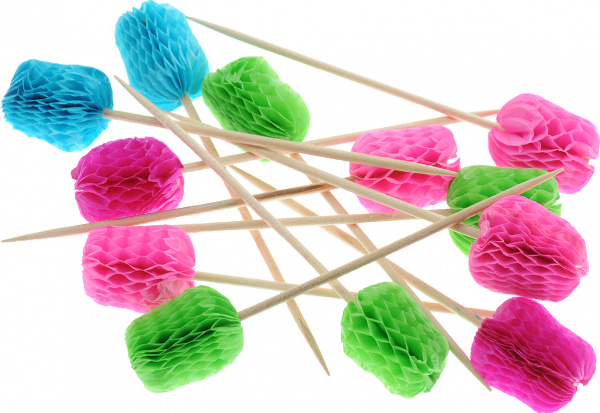 Шпажки ФРУКТЫ 12 шт, 10см, (ACTION!) API0114