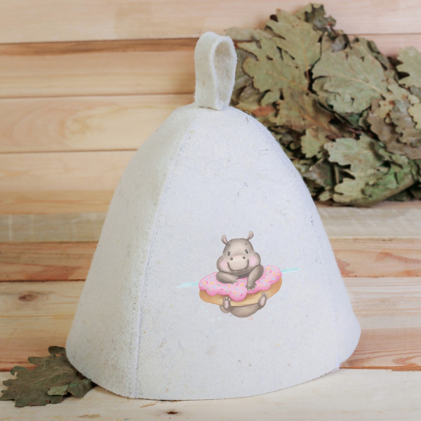 Шапка детская войлочная "Бегемотик"/3812814