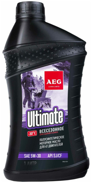 Масло четырехтактное Ultimate SAE 5W30 API SJ/ CF п/с 600 мл AEG Lubricants 33292