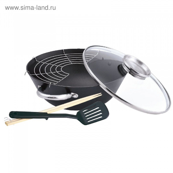 Казан барбекю 28см с лопаткой 1603644