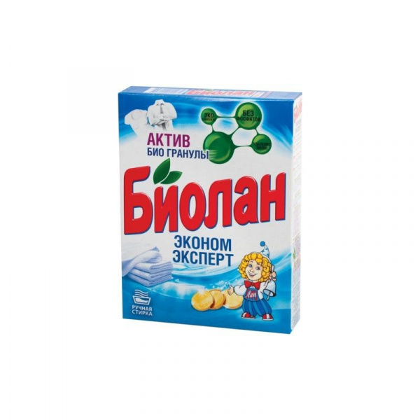 Стиральный порошок БИОЛАН для ручной стирки 350гр. Эконом Эксперт