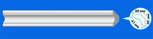 Плинтус потолочный К-40 2м