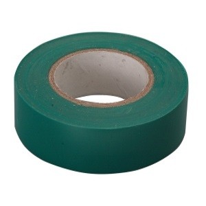 Изолента пвх 19мм х 20м 180 мкм зеленая СИБРТЕХ 88797