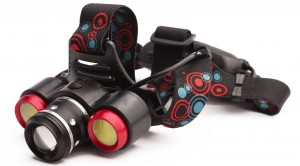 Ultraflash фонарь налобный LED5338 (акк.2x18650) 3св/д 5W черн/пласт, фокус, 4 реж, USB/851462