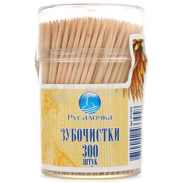 Зубочистки РУСАЛОЧКА 300шт 
