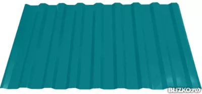 Профнастил С-8 0,45х1150х2000 (RAL 5021) Морская волна