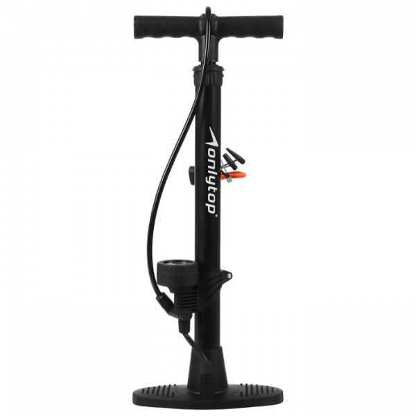 Насос универсальный 56 см, 4 насадки: для велосипеда, мячей, надувных изделий и автомобилей/492534