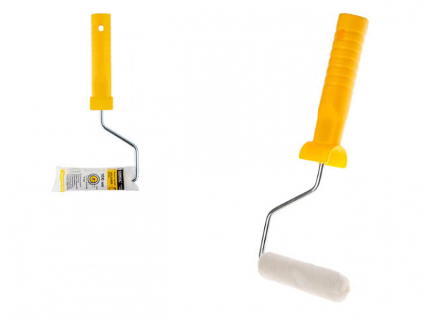 Валик "VELOURS" 15-100мм с ручкой 6мм бежевый STARTUL MASTER (нанес. лаков на основ раст.)ST0242-10R