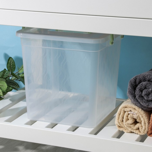 Контейнер квадратный, 12 л, цвет МИКС/3401028