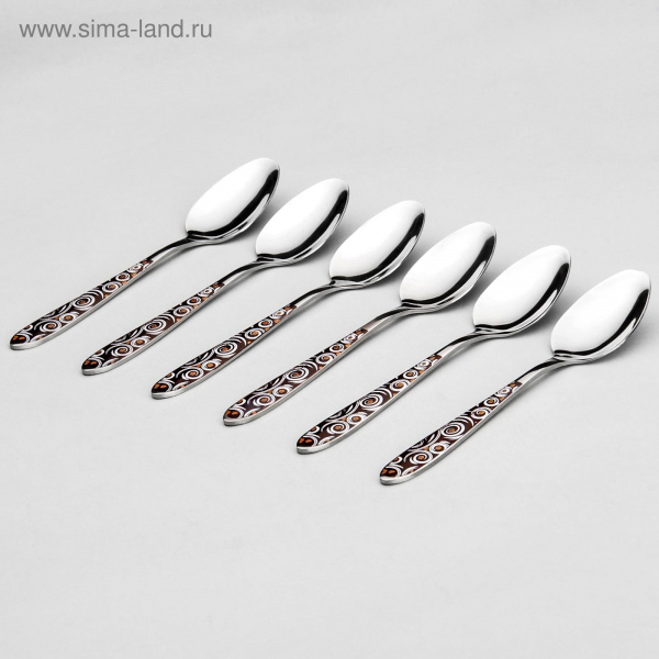 Ложки чайные 6шт "Карамель" 1007344