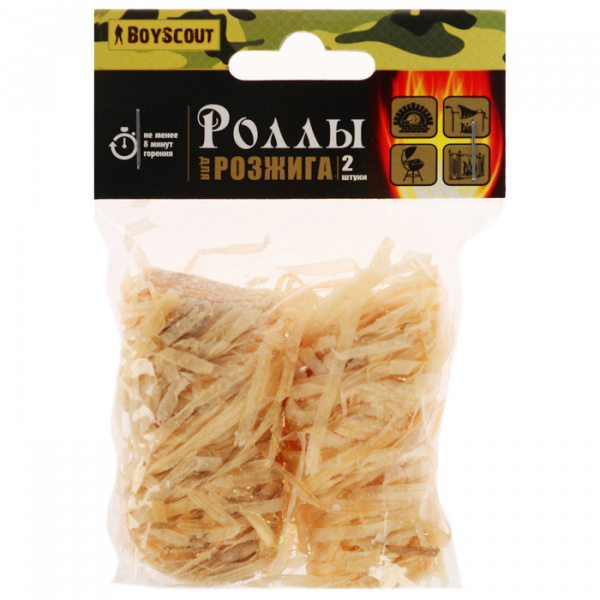 Роллы для розжига мангалов, барбекю, каминов и печей, 2 шт. в упаковке/4279749