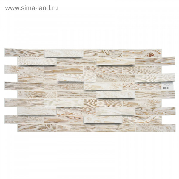 Панель ПВХ Дерево Дуб беленый 980*480 /1237557