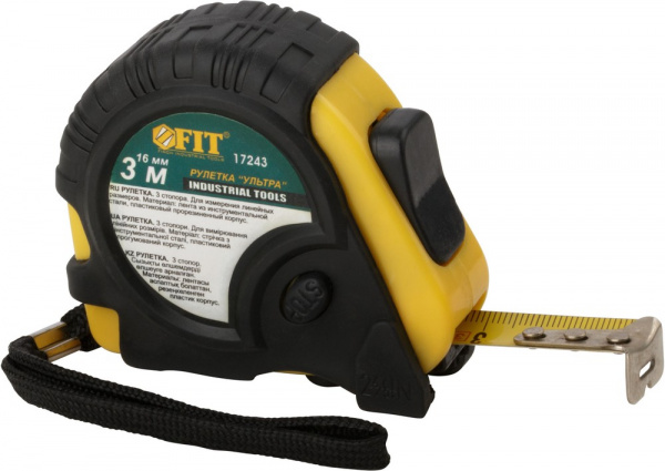 Рулетка FIT Ультра 3мх16мм 17243