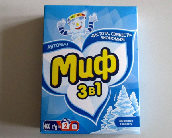 Стиральный порошок МИФ автомат 4кг Морозная свежесть 3в1