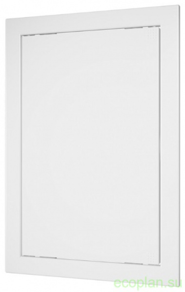 Люк-дверца ревизионная Л3030 белый с фланцем 296х296 АБС