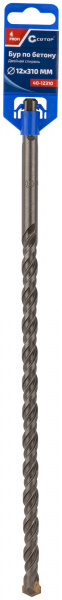Бур по бетону CUTOP, Profi, двойная резьба, SDS-Plus, 12х310/40-12310