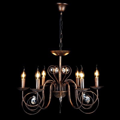 Светильник Классика 60018/6 черный с золотом