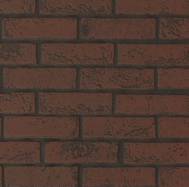 Панель МДФ с тиснением 930х2200х6 мм Кирпич темно-красный 01