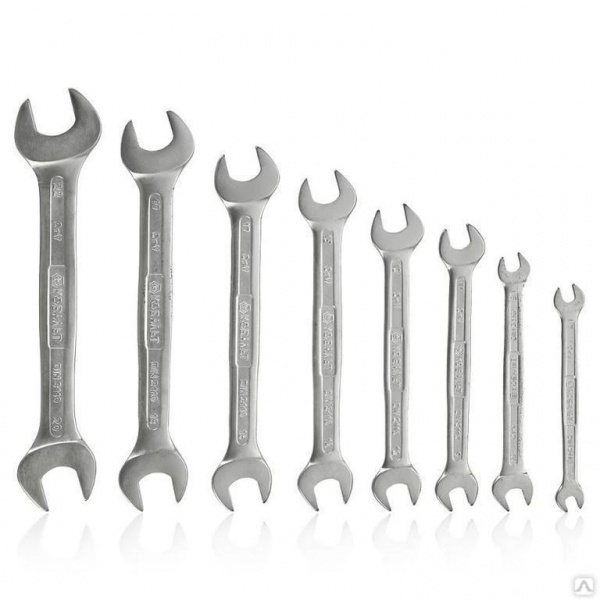 Набор ключей рожковых 6-22мм (020201-08)