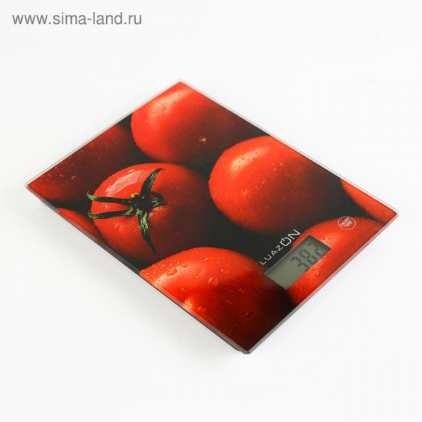 Весы кухонные Luazon LVK-702 "Томаты", электронные, до 7 кг/3549059