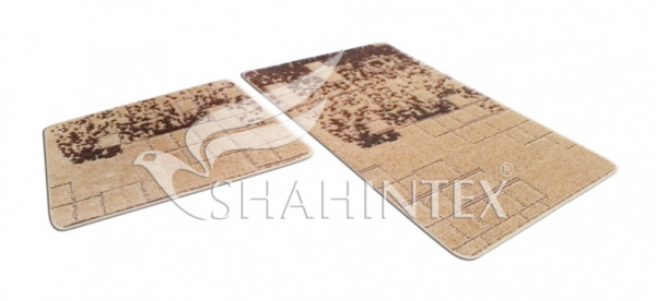 НАБОР КОВРИКОВ SHAHINTEX VINTAGE SH V001 60*100+60*50 БИСКВИТНЫЙ 7/458581