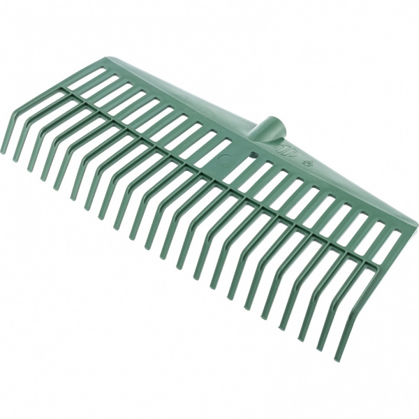 Грабли веерные пластиковые, 420 мм, 22 плоских зуба, без черенка, Россия Сибртех/617055