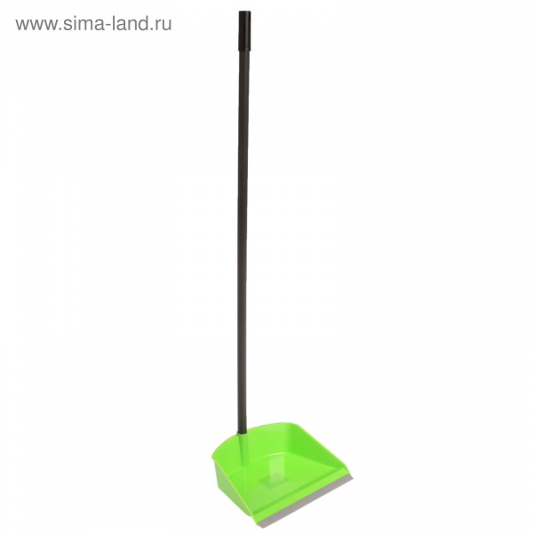 Совок с высокой ручкой ЛЕНИВКА (зеленый) (М5194)