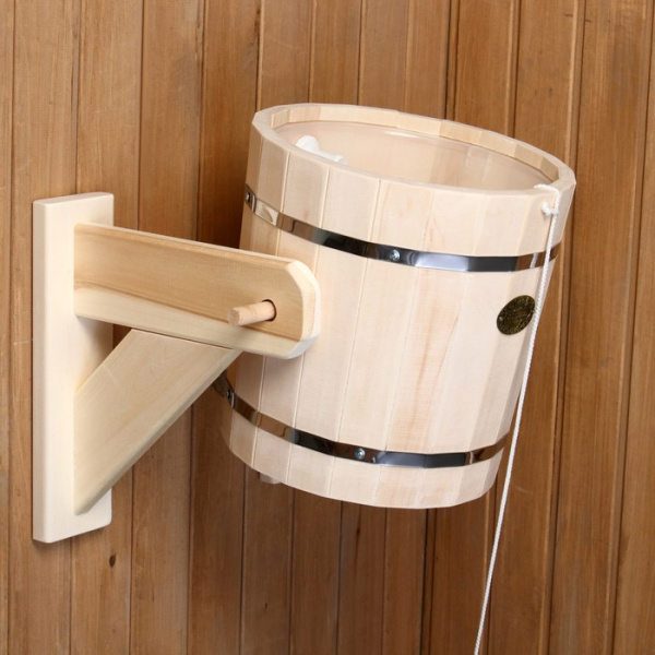 Обливное устройство из липы, 13л, пластиковая вставка /1280156