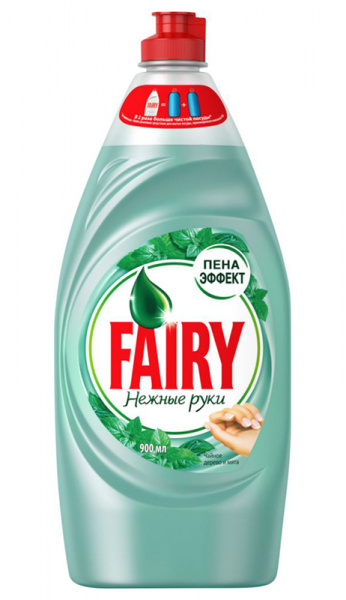 ФЕЙРИ для посуды 900мл Нежные руки Чайное дерево и мята *12