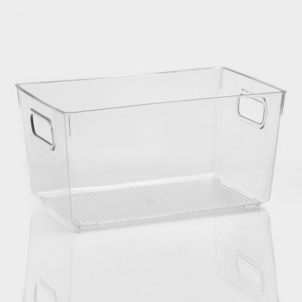 Контейнер для холодильника RICCO, 26,5×17×13 см, цвет прозрачный /7365528