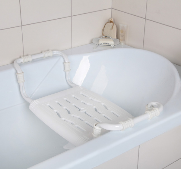 Сиденье для ванны раздвижное, цвет белый /824915