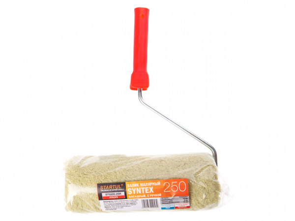 Валик "SYNTEX" 70-250мм с ручкой 8мм фасадный STARTUL PROFI ST0205-25R