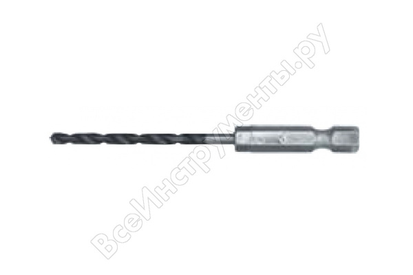 Сверло по металлу HSS 2,5мм хвостовик под биту/34025