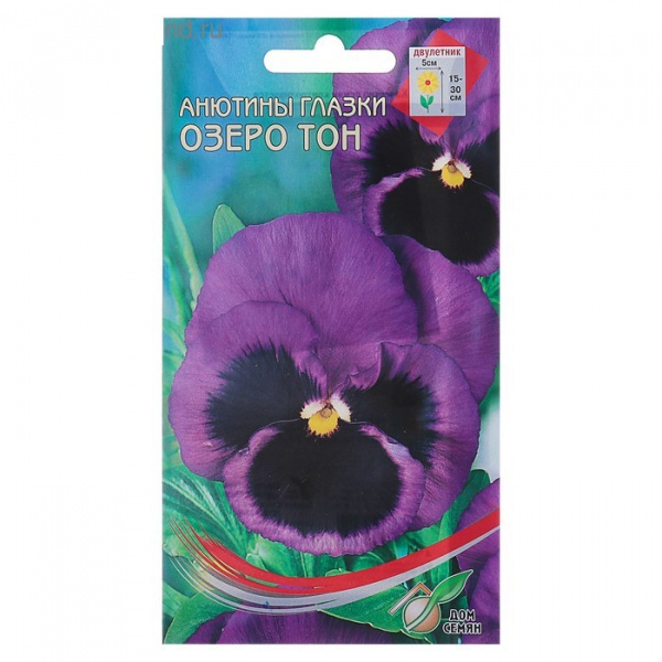 Семена цветов Анютины глазки "Озеро Тон", Дв, 40 шт. /4175900