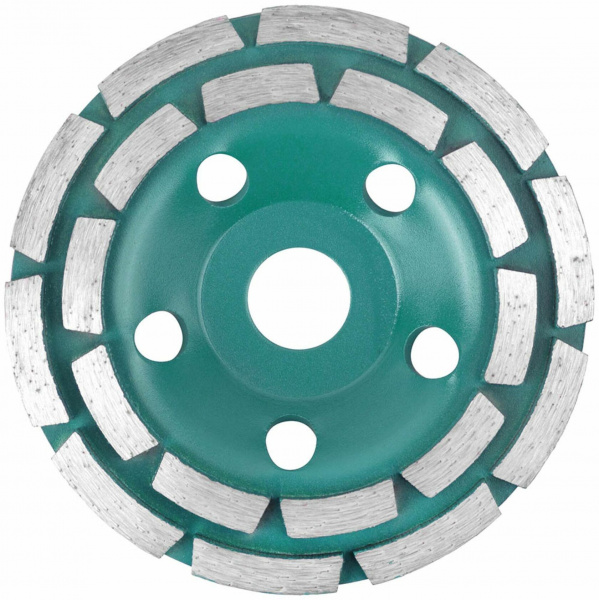 ПРОФЕССИОНАЛЬНЫЙ ШЛИФОВАЛЬНЫЙ АЛМАЗНЫЙ ДИСК «ДВУХРЯДНЫЙ», ТИП «ЧАШКА» /55-780