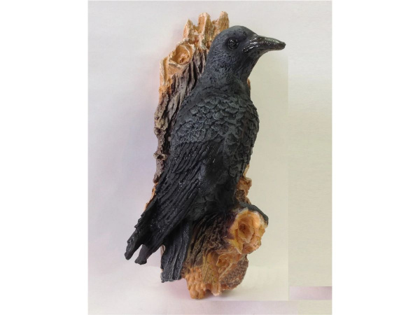 Навесная ворона на суку Н-30см