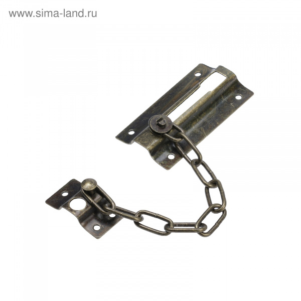 Цепочка дверная №1 старая бронза/9776