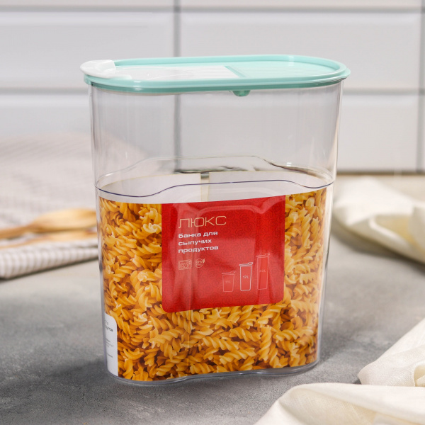 Банка "Люкс" 1,7л для сыпучих продуктов 4911859