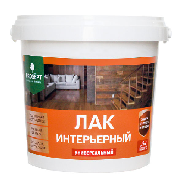 Лак интерьерный универсальный Prosept,  900мл.