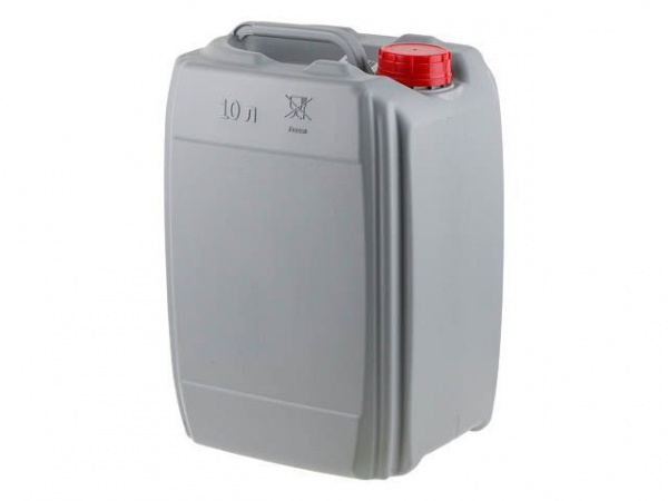 Канистра 10 л пластм. (для промышленных жидкостейцвет серый) (830156)