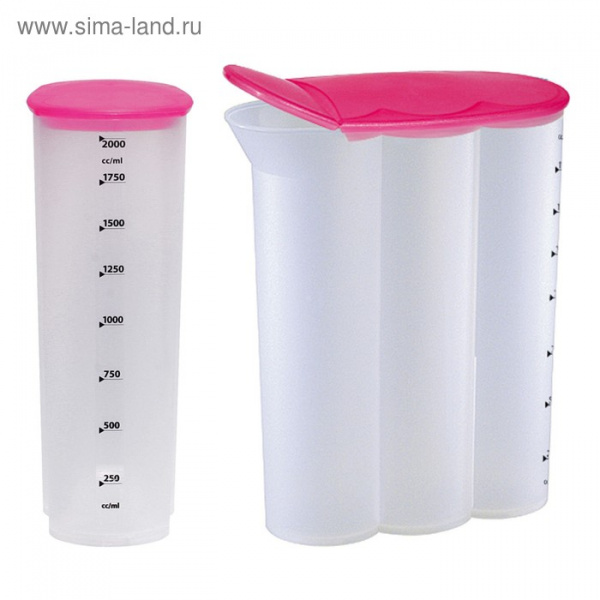 Банка для сыпучих продуктов 2 л, 19х8х23 см, МИКС 2939864