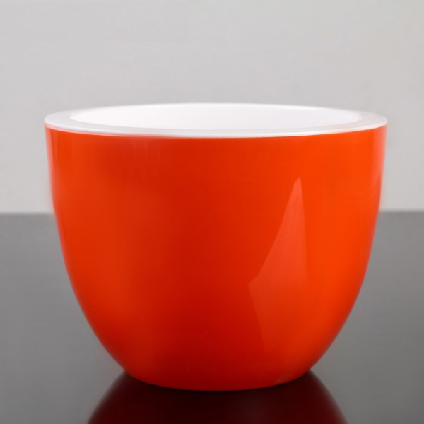 Горшок для цветов со вставкой «Орион», 3,5 л, цвет оранжевый /4020412