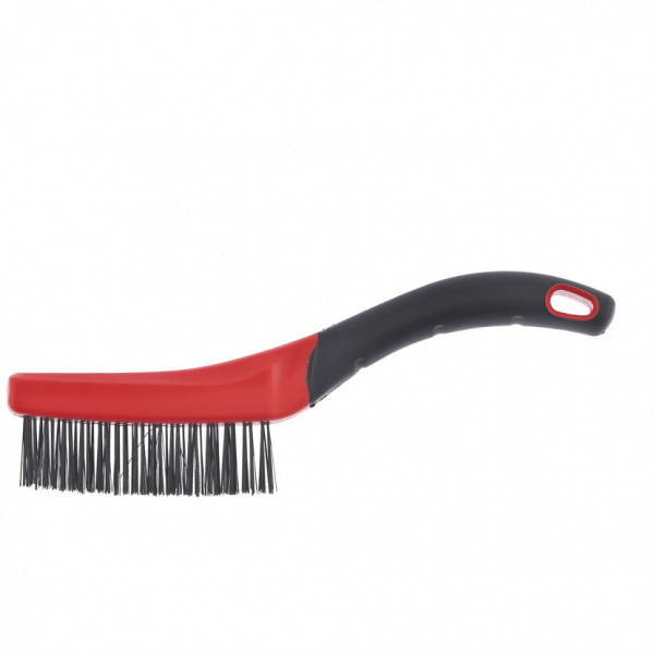 Щетка зачистная 3-х рядная,  двухкомпонентная рукоятка /74833